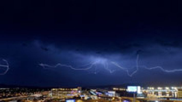 Tormentas en áreas montañosas y del interior peninsular