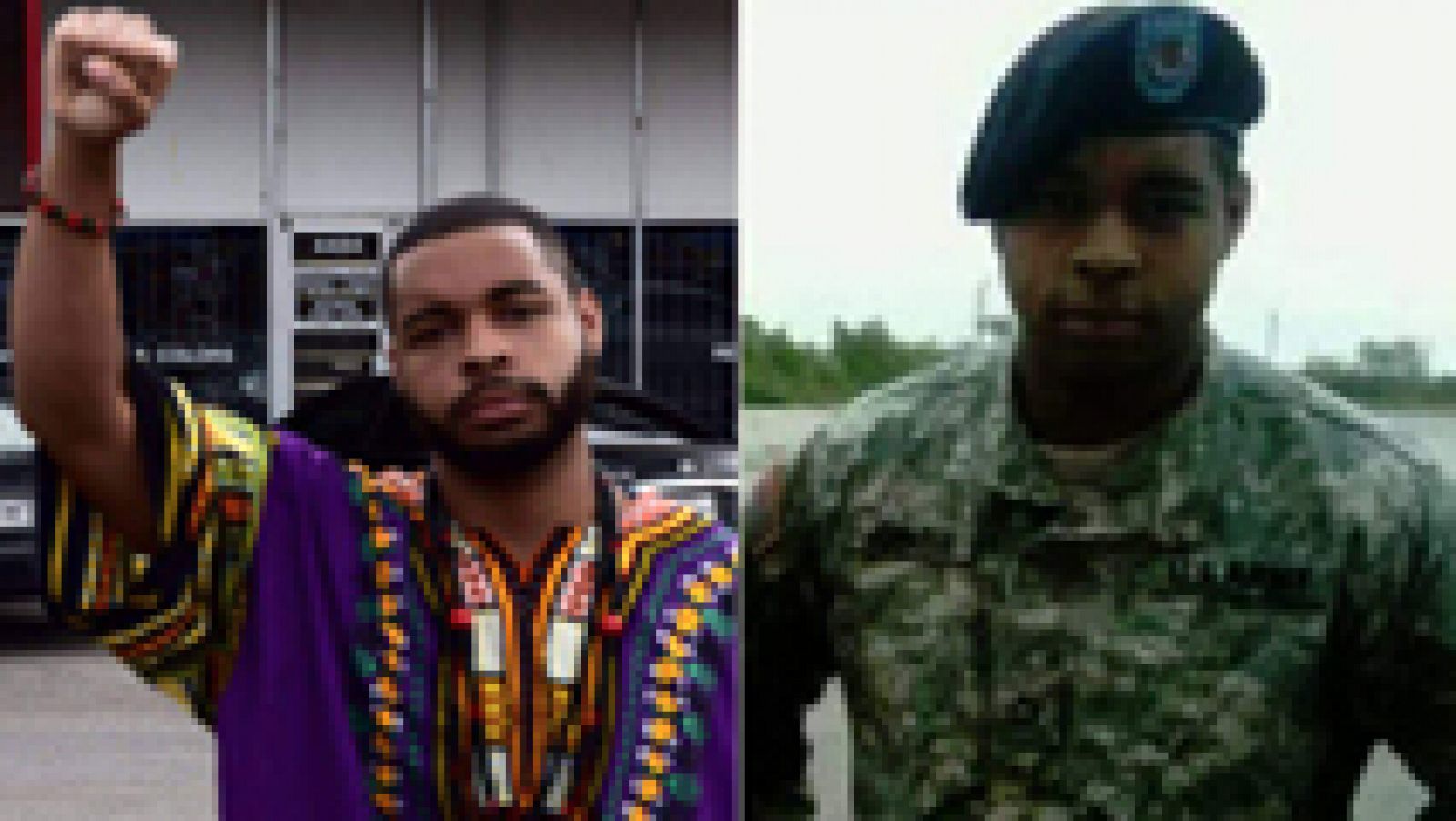 Telediario 1: Micah Xavier Johnson, el francotirador identificado de la matanza de Dallas, estuvo destinado en Afganistán | RTVE Play