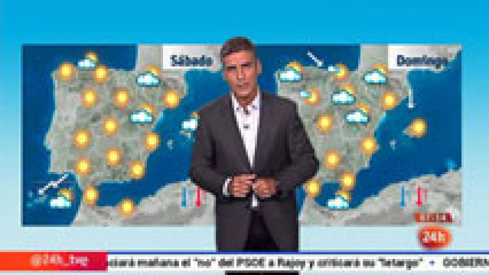 Aumento de las temperaturas en el interior de la península y en Canarias - El tiempo | Ver