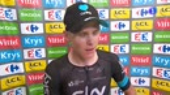 Froome: "He disfrutado con el descenso"