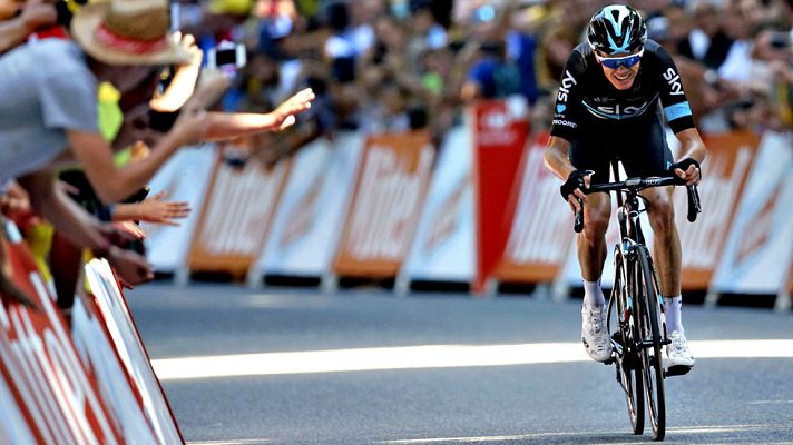 Tour de Francia - Froome ataca en la cima del Peyresourde y llega escapado a meta