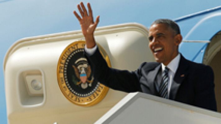 Obama visita en la Base Naval de Rota a las tropas
