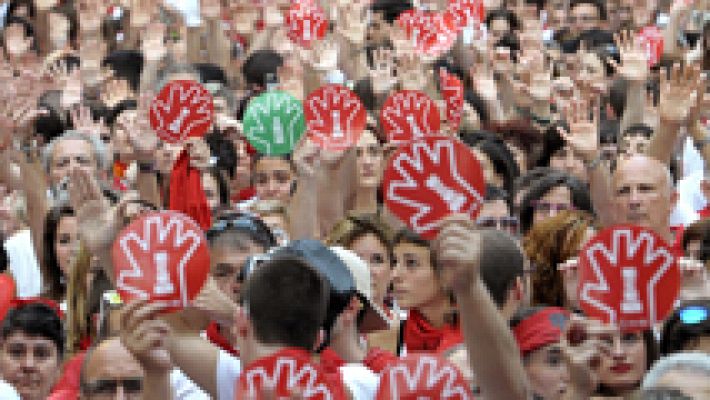 Campaña contra las agresiones sexuales en Pamplona