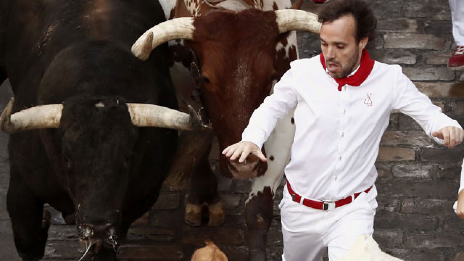 Vive San Fermín - Las imágenes más espectaculares del encierro de los Jandilla | Ver