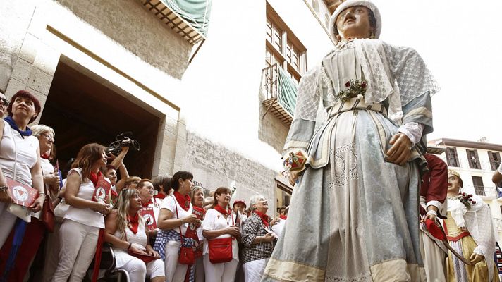 La aplicación oficial de los sanfermines permite localizar a los gigantes o votar los fuegos artificiales