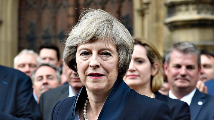 Telediario 1 - Theresa May será la nueva primera ministra de Reino Unido