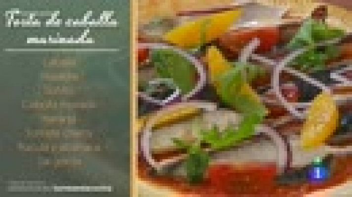 RTVE Cocina - Receta de tosta de caballa marinada