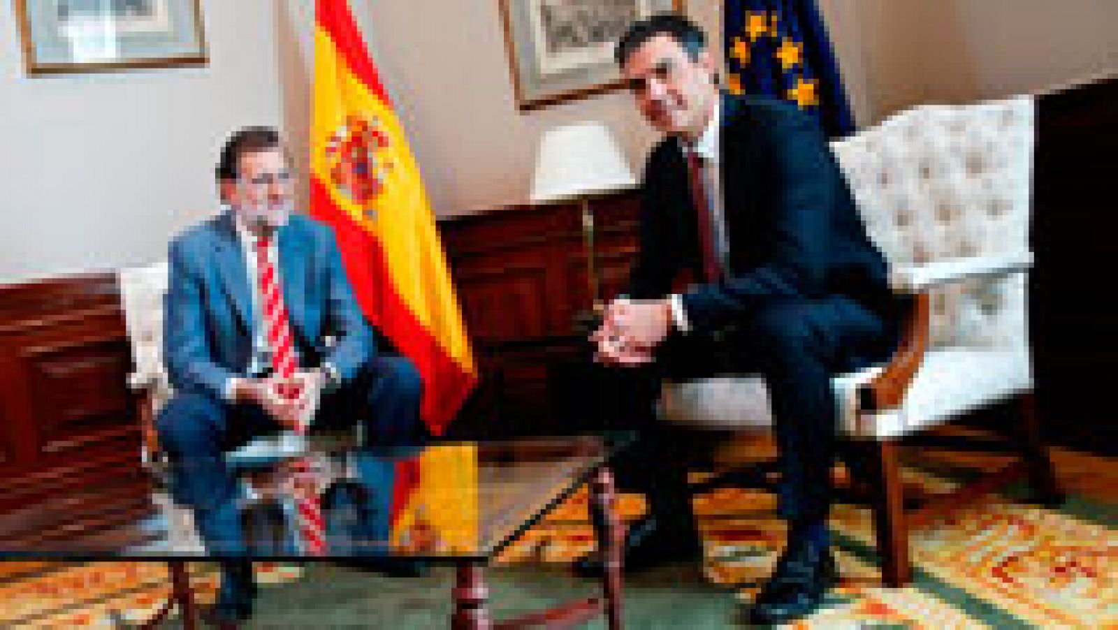 Telediario 1: Pedro Sánchez insiste en su 'no' a Rajoy "a día de hoy" | RTVE Play