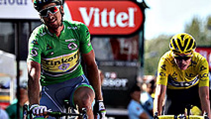Tour de Francia - Sagan forma un abanico a 13km para la meta