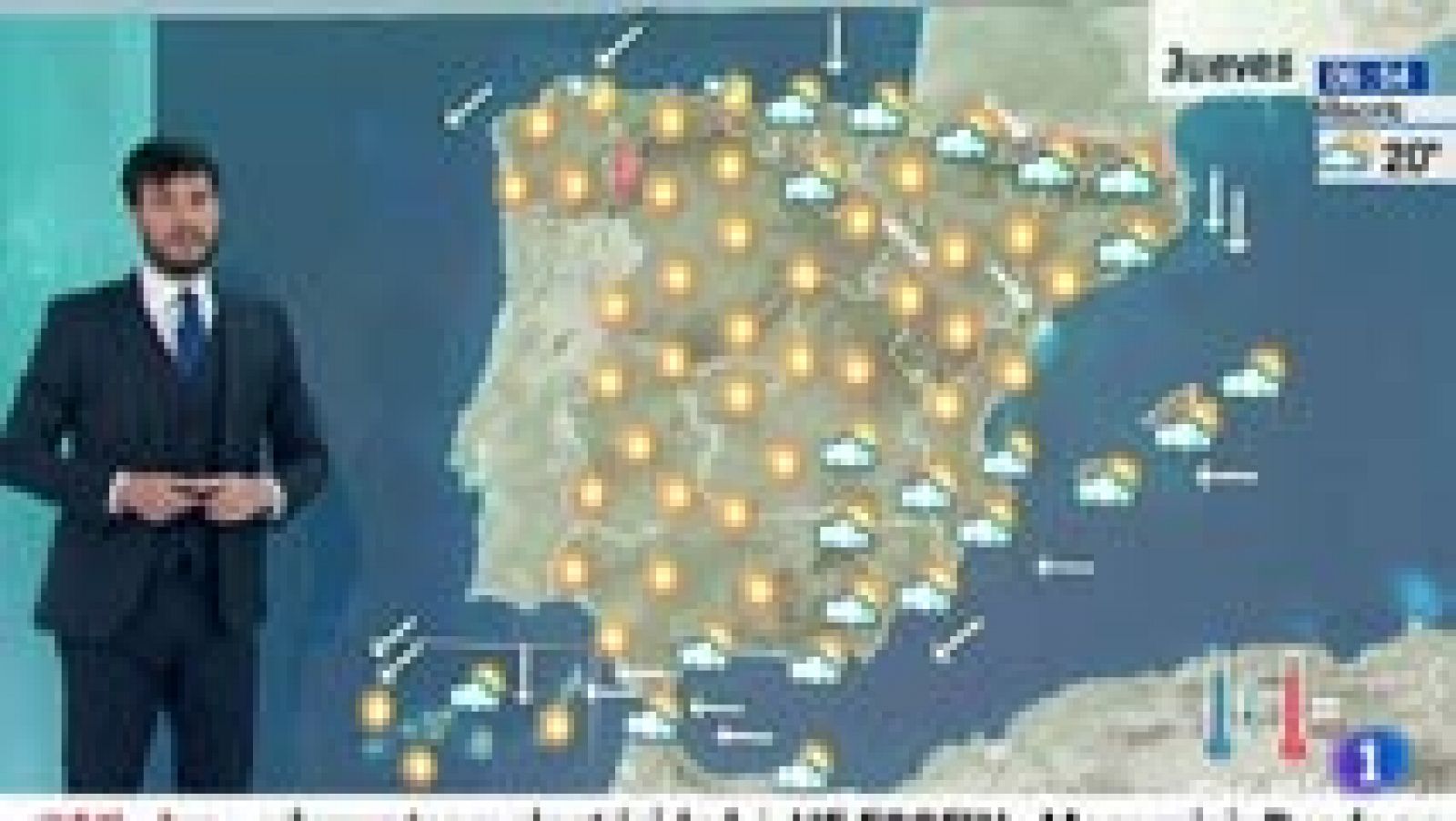 El tiempo: La inestabilidad se traslada al Mediterráneo y bajan las temperaturas | RTVE Play