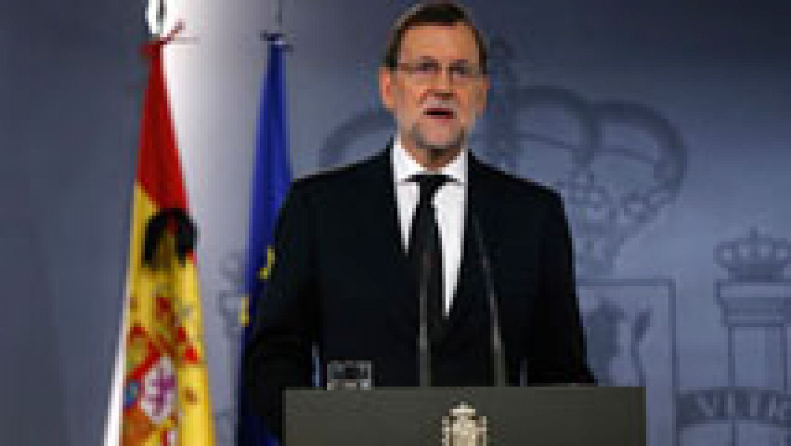 Telediario 1: Rajoy: "Estamos ante una amenaza global que exige una respuesta global e integrada" | RTVE Play