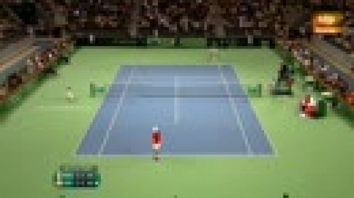 Telediario 1 - Feliciano López da el primer punto a España en Rumanía