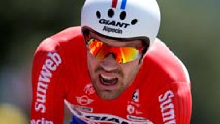 Dumoulin gana la crono y Froome refuerza su liderato