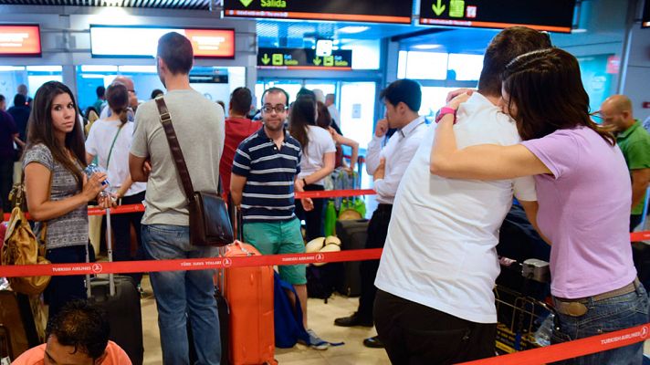 Telediario 1 - Los vuelos desde Niza operan con absoluta normalidad