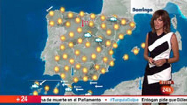 El tiempo - Viento con rachas muy fuertes en el Estrecho y ascenso de las temperaturas