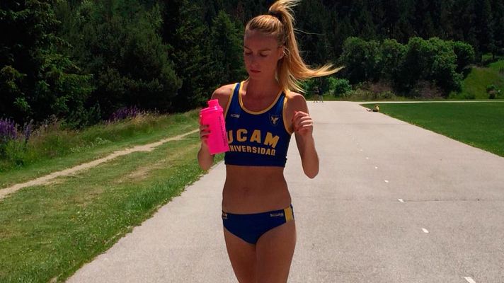 Telediario 1 - Raquel González aclimata su marcha a Río