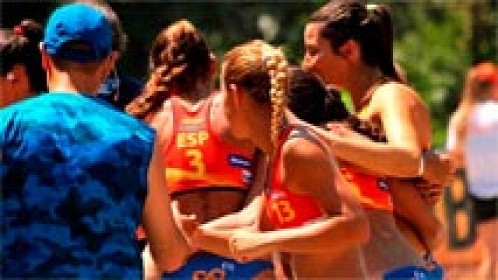 Telediario 1 - España, campeona del mundo de balonmano playa