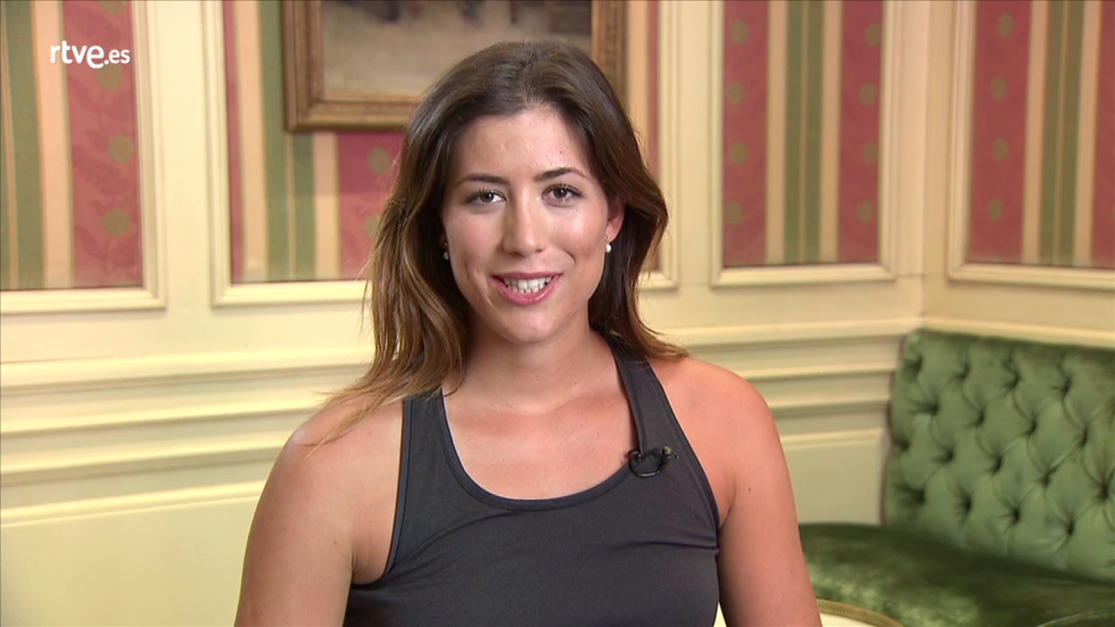 Garbiñe Muguruza- Celebra Río en RTVE