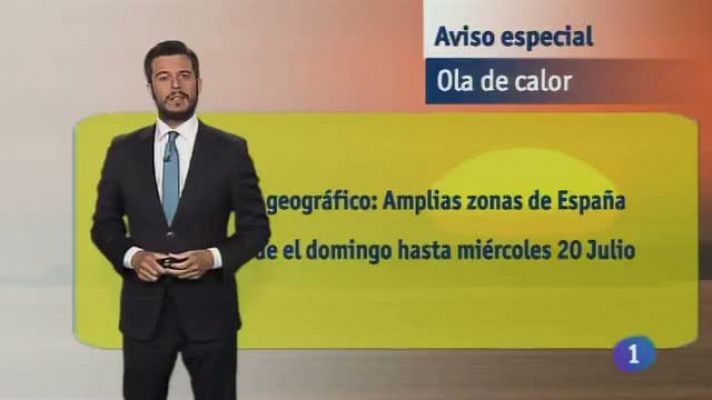 El Tiempo en Castilla-La Mancha - 19/07/16