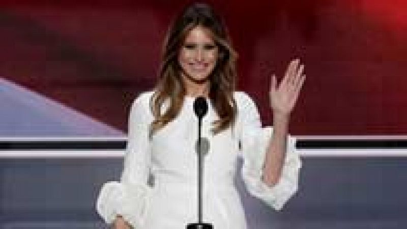 Melania Trump, acusada de plagiar un discurso de Michelle Obama durante la convención republicana