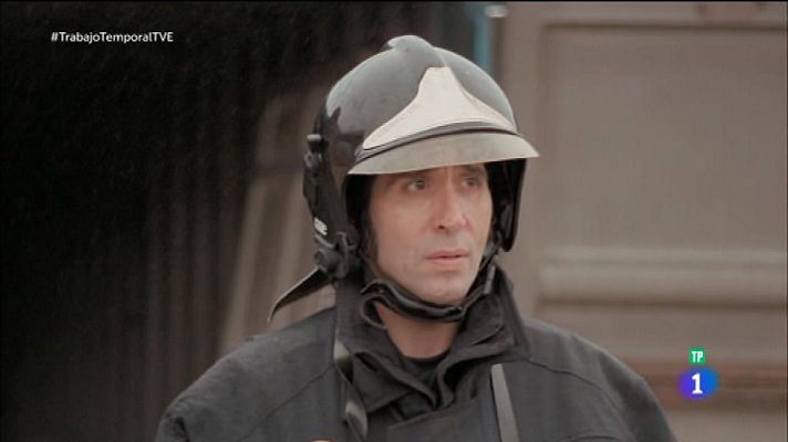 Trabajo temporal - Mario Vaquerizo empieza las prácticas como bombero