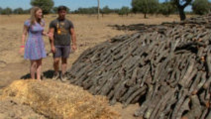 Aprendemos el oficio de carbonero