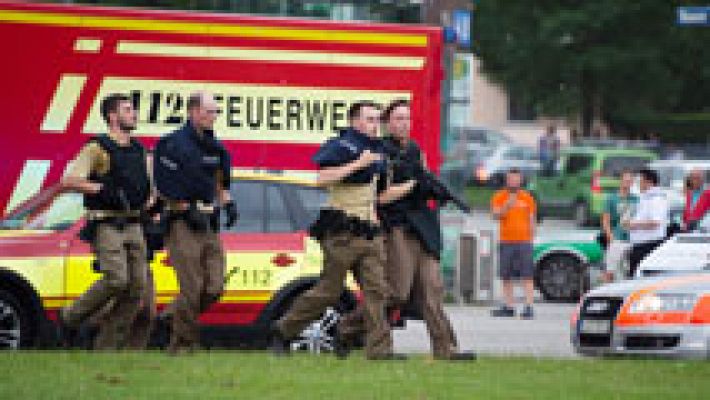 Tiroteo en un centro comercial en Múnich