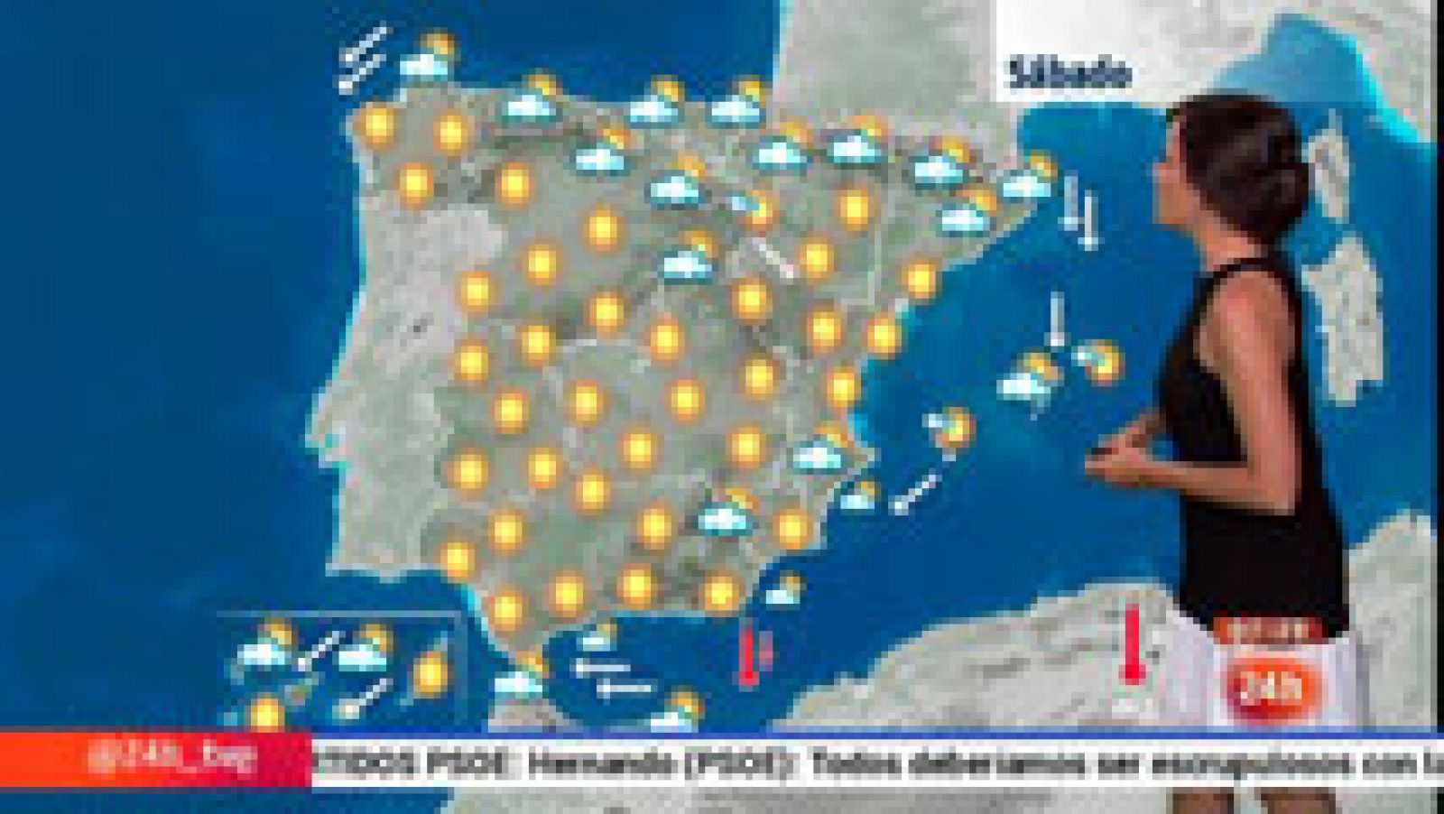 El tiempo: Las temperaturas bajan en el norte, el área mediterránea y en Canarias | RTVE Play