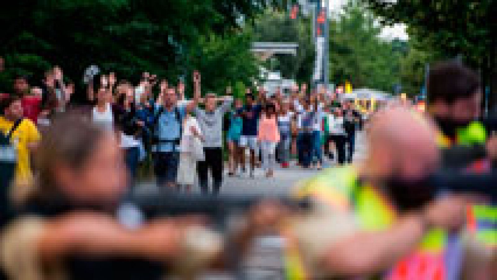 "Pensé que eran fuegos artificiales"