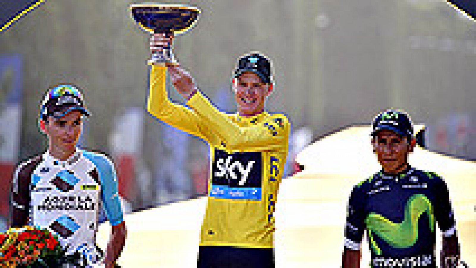 El británico Chris Froome (Sky) entró por tercera vez con el maillot amarillo de vencedor del Tour de Francia en los Campos Elíseos de París, donde el alemán André Greipel (Lotto Soudal) se sumó a la fiesta como ganador al esprint de la última etapa,