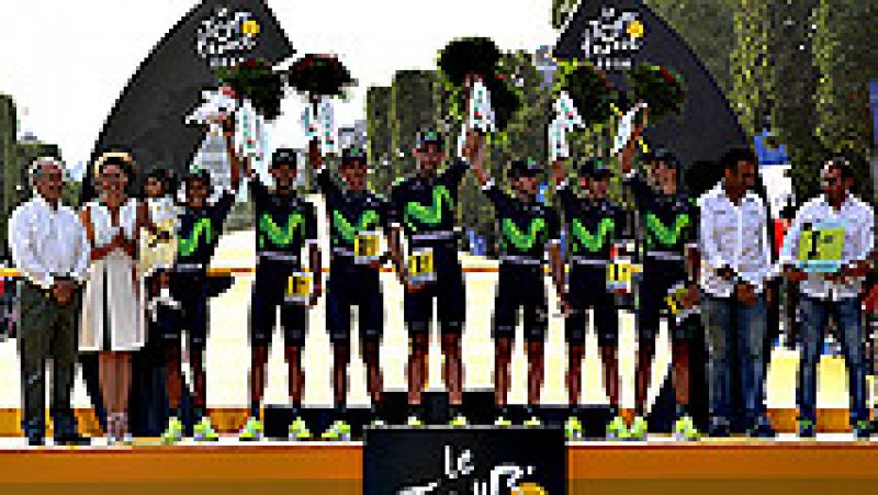 El Movistar acab hoy como mejor equipo de la general del Tour de Francia por segundo ao consecutivo, la cuarta de la estructura liderada por Eusebio Unze. El equipo espaol posicion al colombiano Nairo Quintana tercero de la general y al espaol