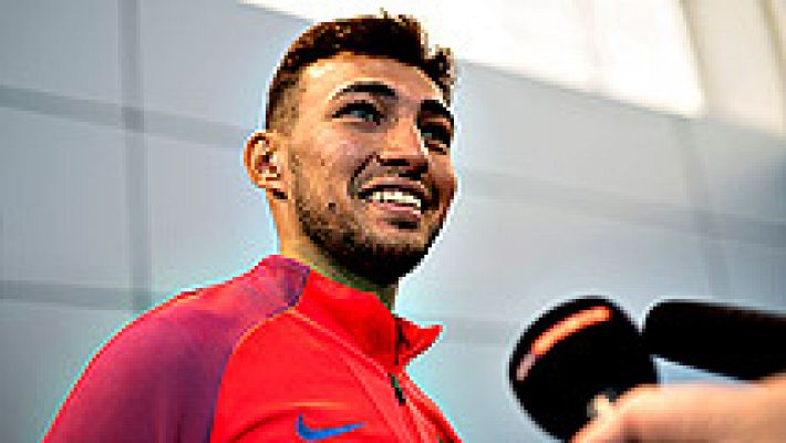 Telediario 1 - Munir: "Me gustaría tener más minutos"