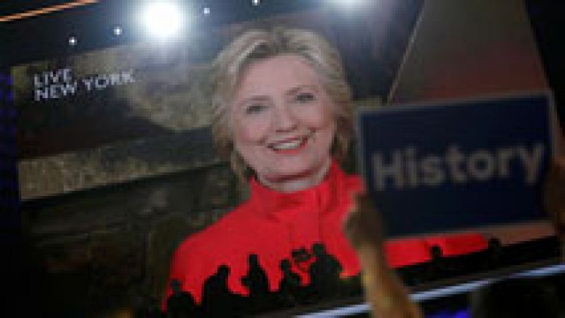 Hillary Clinton hace historia: será la primera mujer que aspire a llegar a la Casa Blanca