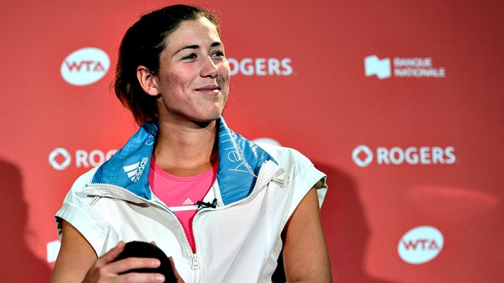 Muguruza se retira del torneo de Montreal por un problema estomacal