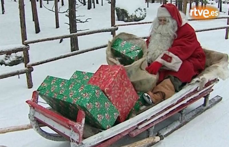 Papá Noel tiene todo listo para su viaje