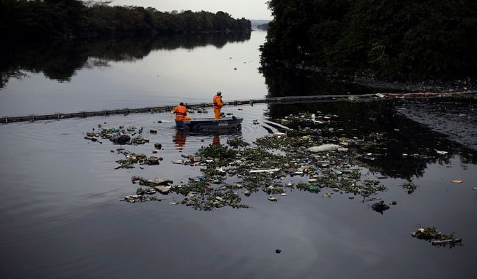 Telediario 1 - La ilusión olímpica puede con la preocupación por la contaminación de la bahía de Río
