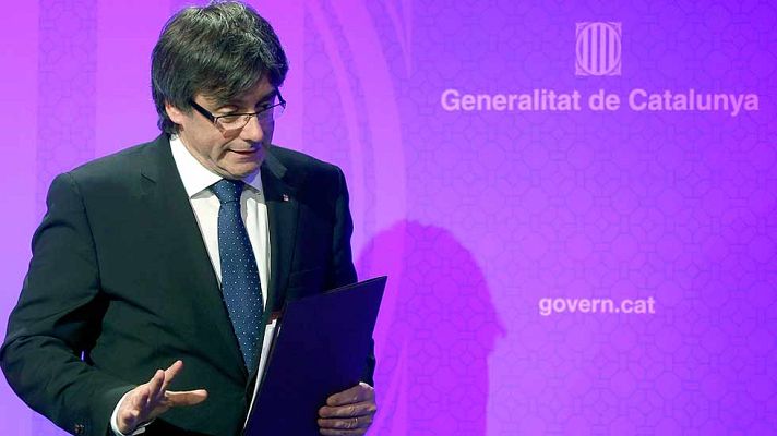 Informativo 24h - Puigdemont advierte a la CUP del riesgo de otras elecciones
