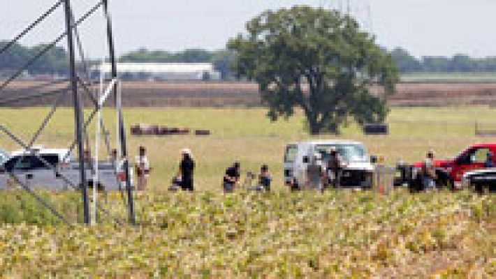 Un globo se estrella con al menos 16 personas en Texas
