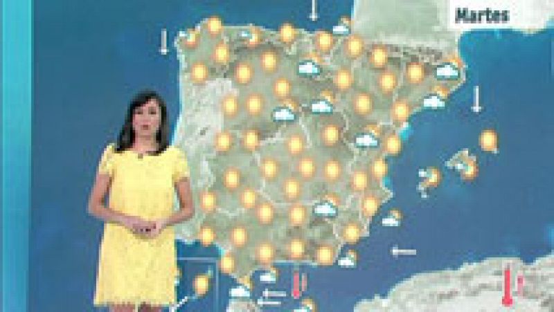 Viento fuerte en Canarias y ascenso de temperaturas en el noroeste