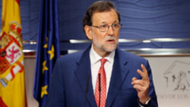 Rajoy: "Si Sánchez se mantiene en el 'no', volveremos a repetir las elecciones"