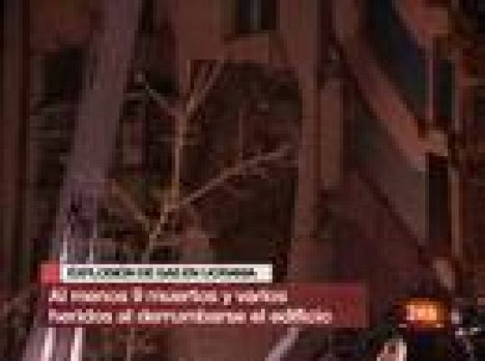 Explosión en un edificio de Ucrania