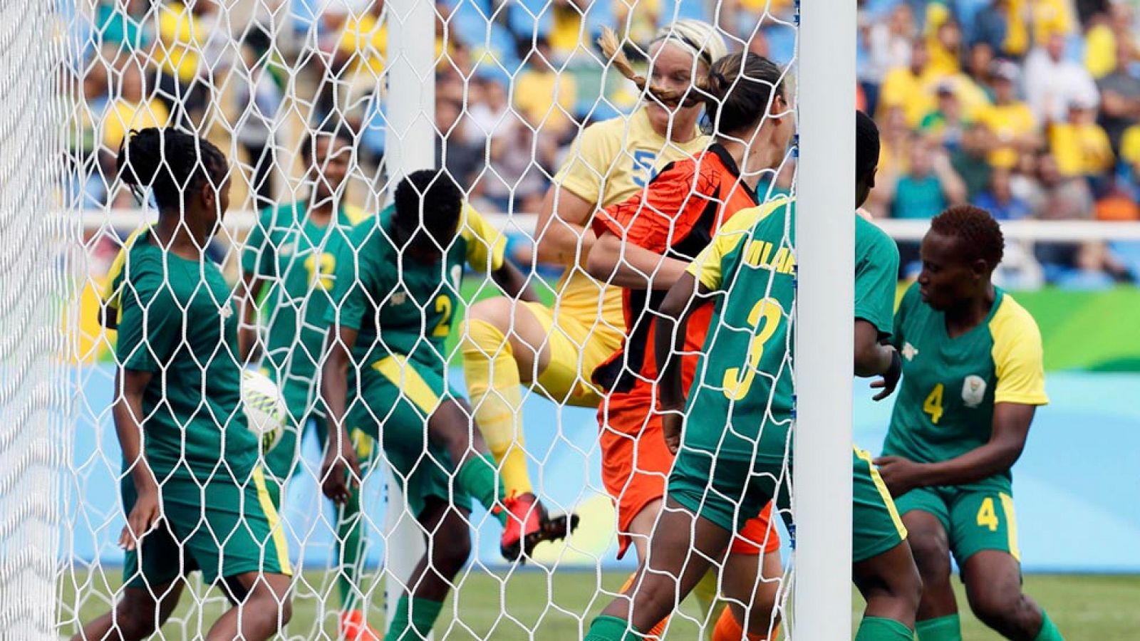 La sueca Fischer marca el primer gol de los JJ.OO de Río ante Sudáfrica