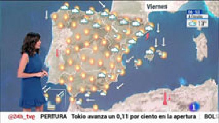 Suben las temperaturas en Canarias y bajan de forma moderada en el resto
