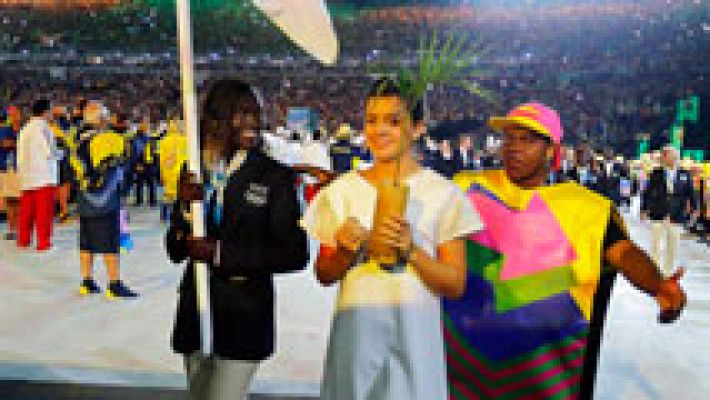 Río 2016 -  El Equipo Olímpico Refugiado se lleva la ovación más emocionada de Maracaná