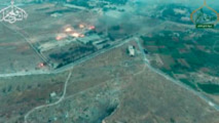 Telediario 1 - Los combates se han trasladado al sur de la ciudad de Alepo en Siria