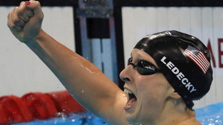  - Río 2016. Natación (f) | Ledecky destroza el crono en 400 libres