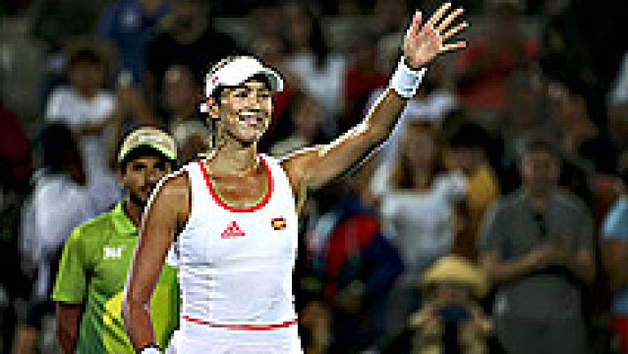 Telediario 1 - Río 2016 | Muguruza debuta con victoria en Río ante Mitu