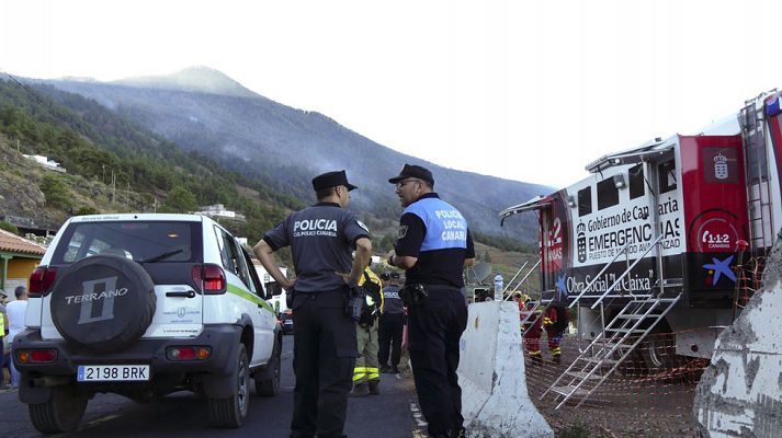 Telediario 1 - Estabilizado el incendio de La Palma, que ha afectado al 7% de la superficie de la isla