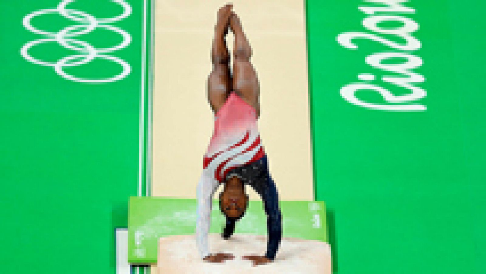 Simone Biles, en la rotación de salto de Río 2016