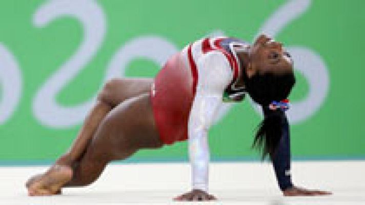 Río 2016 - Simone Biles en el ejercicio de suelo